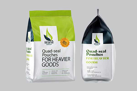 quad seal tea packaging bags