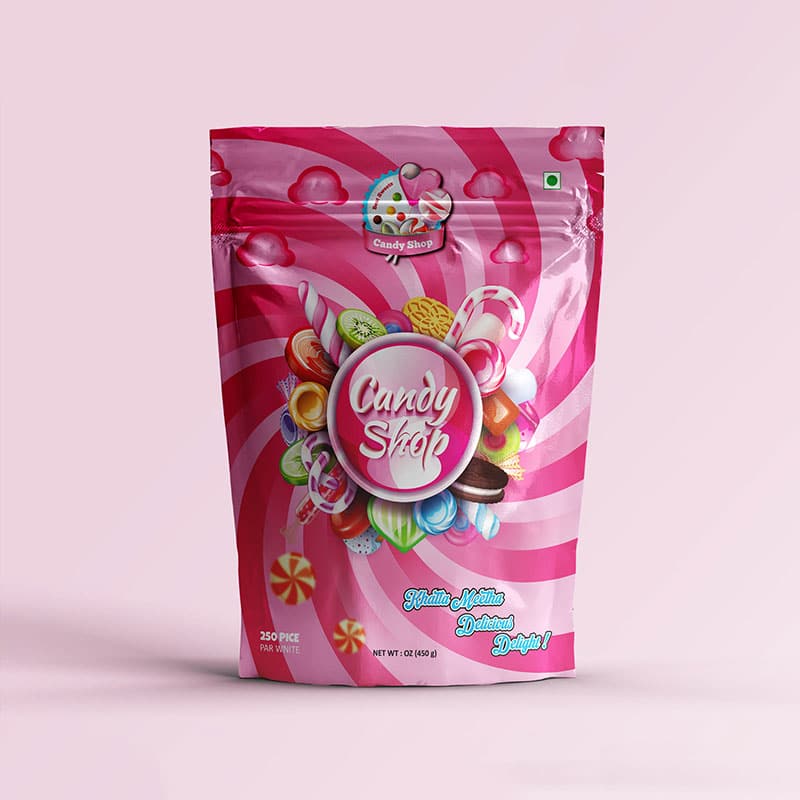 candy stand up pouches
