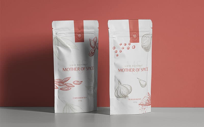 custom spice packaging bags manufacturer