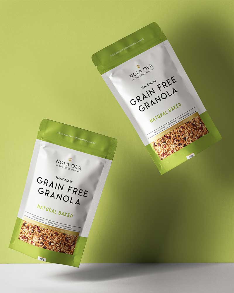 custom wholesale granola packaging