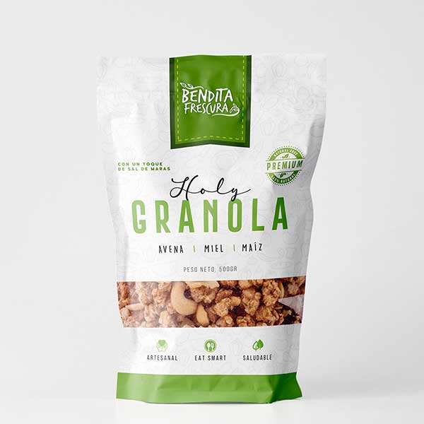 granola stand up pouches
