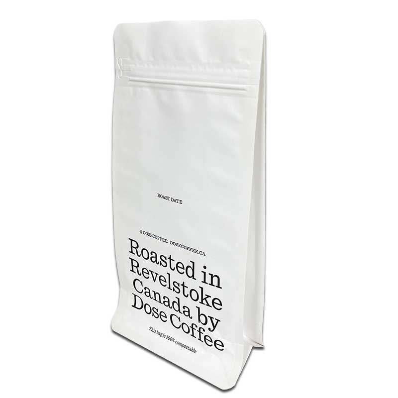 flat bottom biodegradable coffee bags