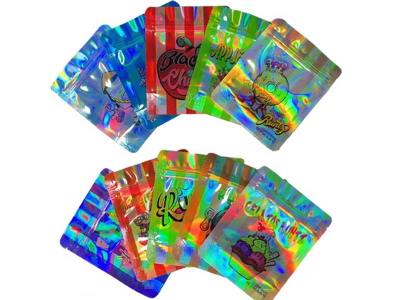 custom printed weed mylar pouches